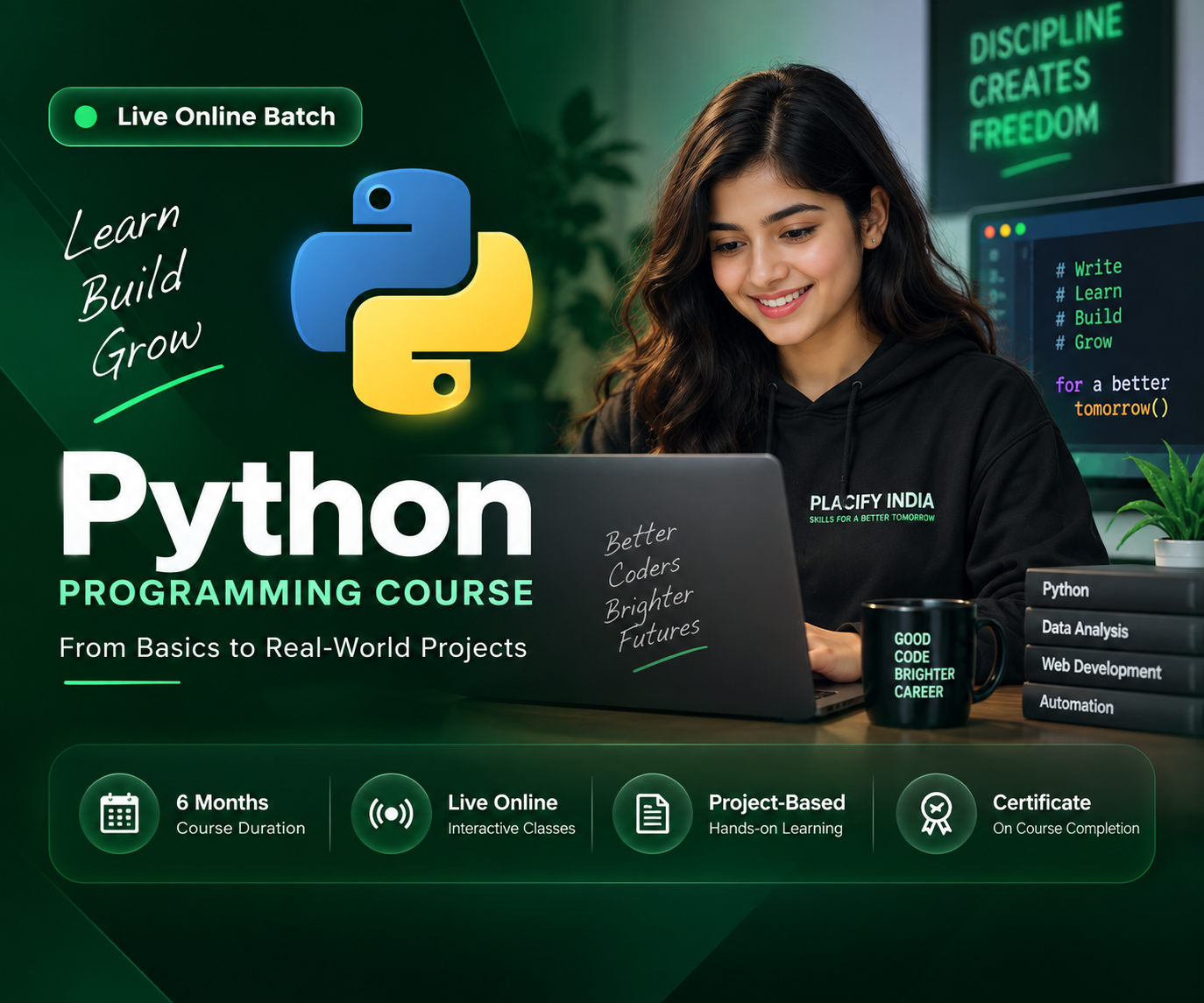 Python Programming Live Training at Placify India