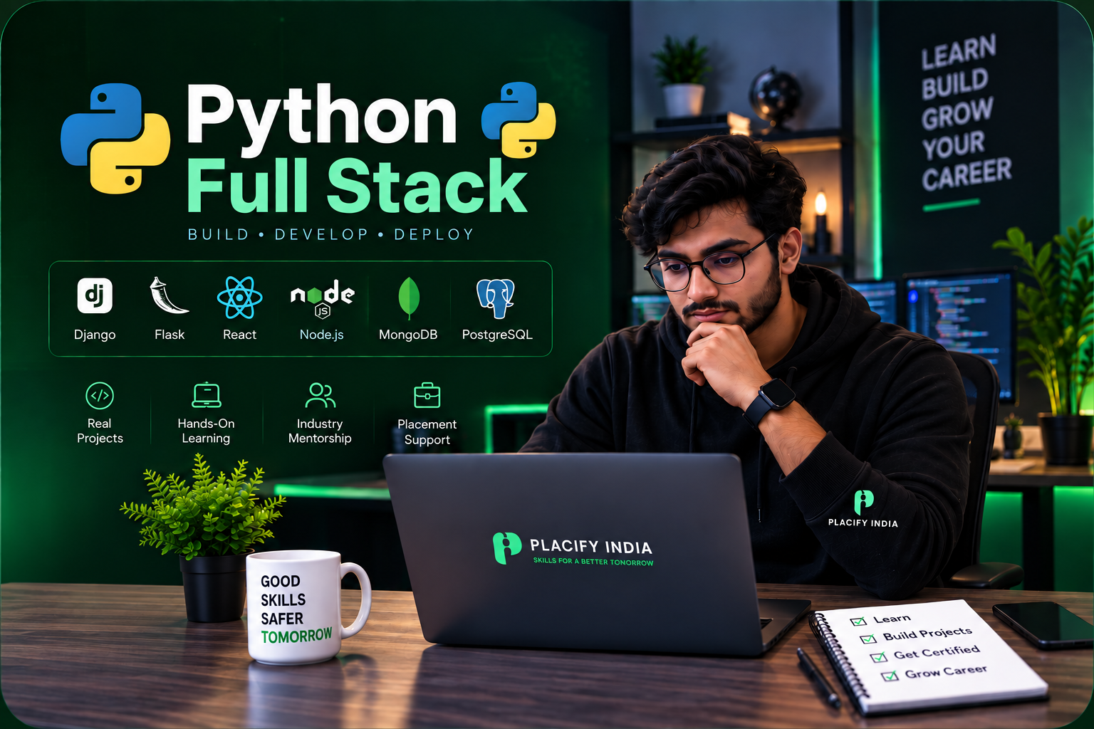 Python Full Stack Development Live Training at Placify India