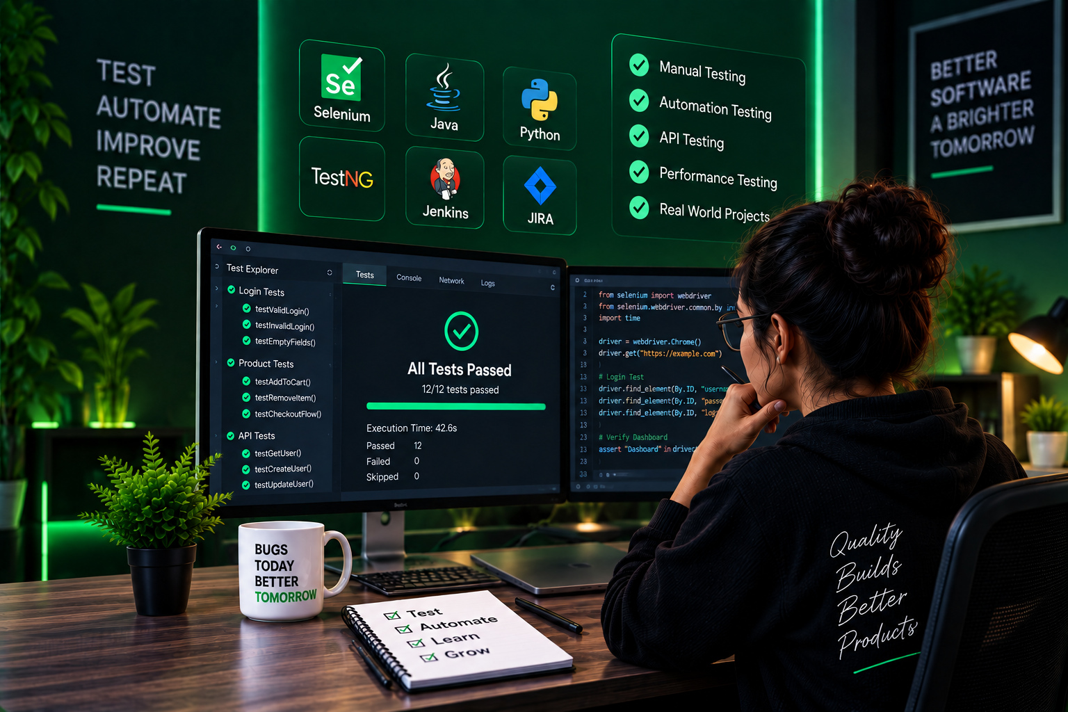 Software Testing and Automation live training