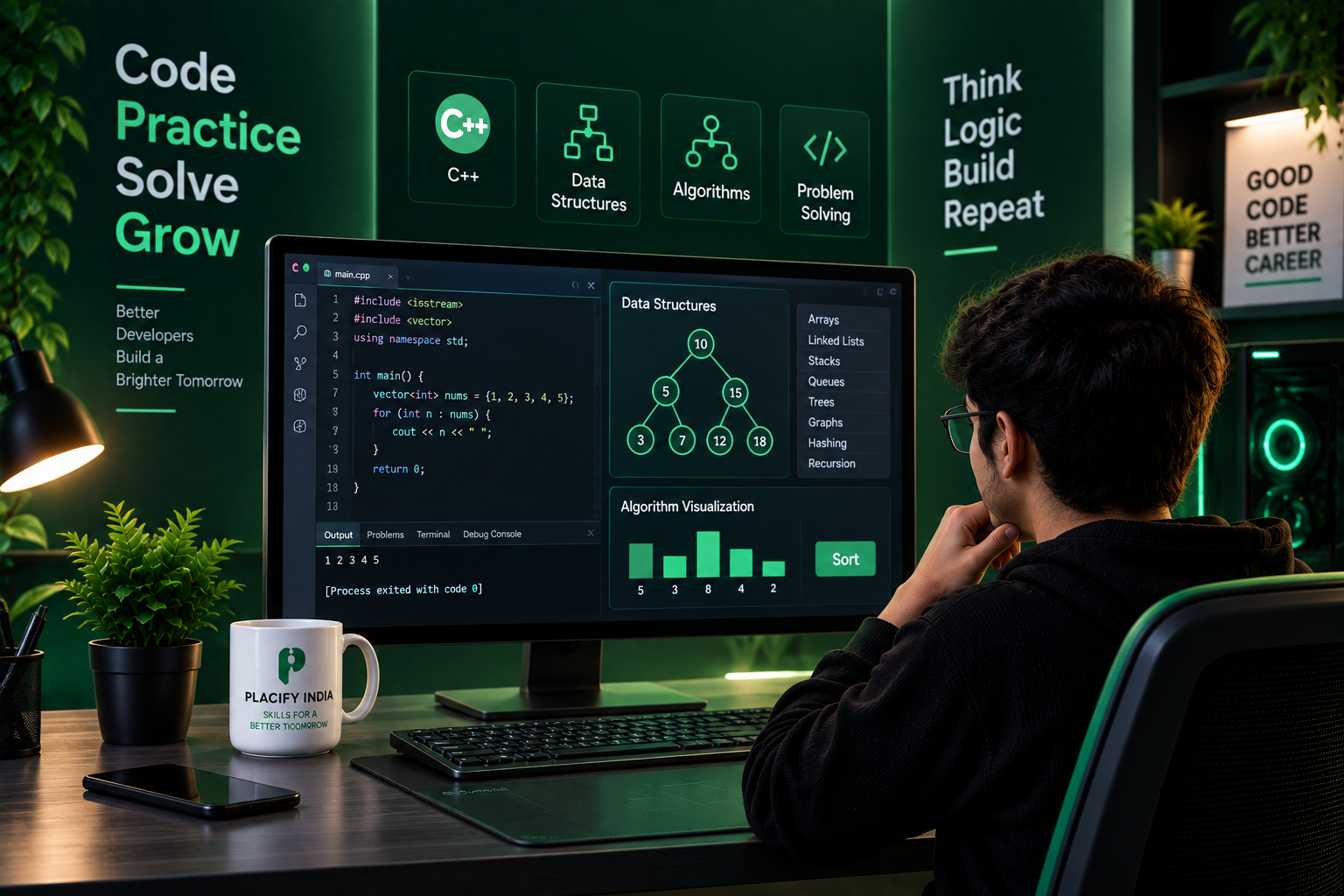 C++ and DSA Live Training at Placify India